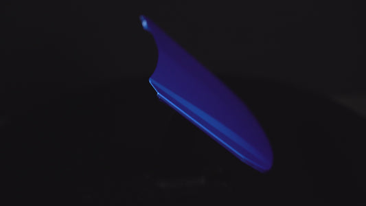 Matte Chrome Metal Serenity Blue